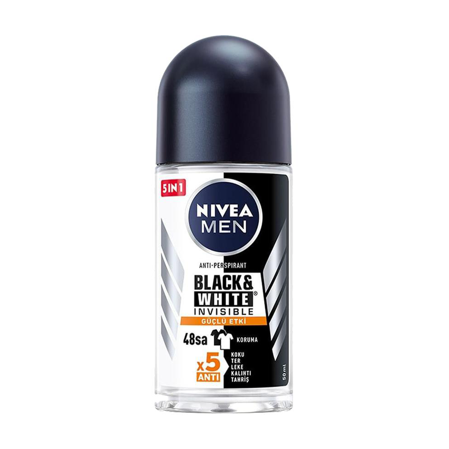 Nivea Roll On Invicible B&W Güçlü Etki 50 ML Erkek