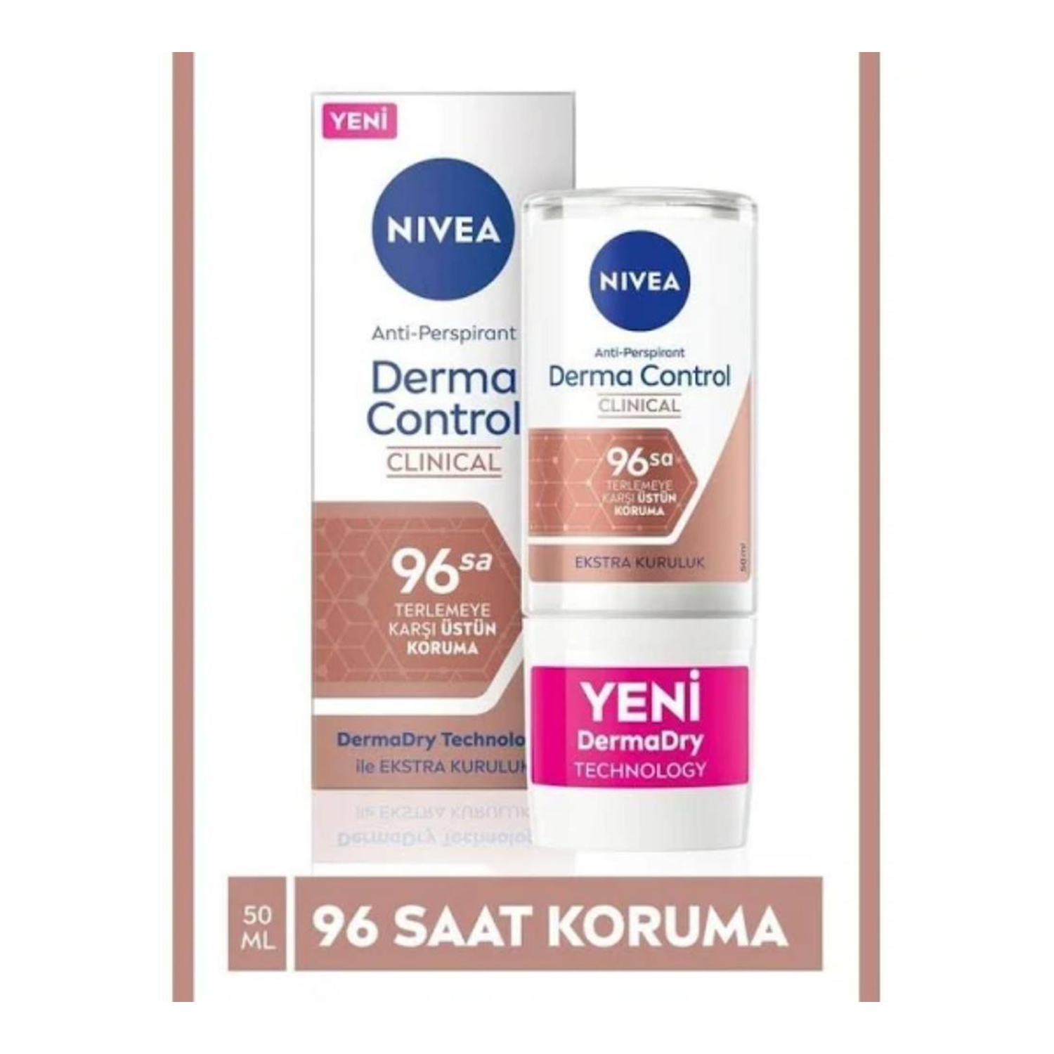 Nivea Roll On 50 ML Bayan Ctn Clnc