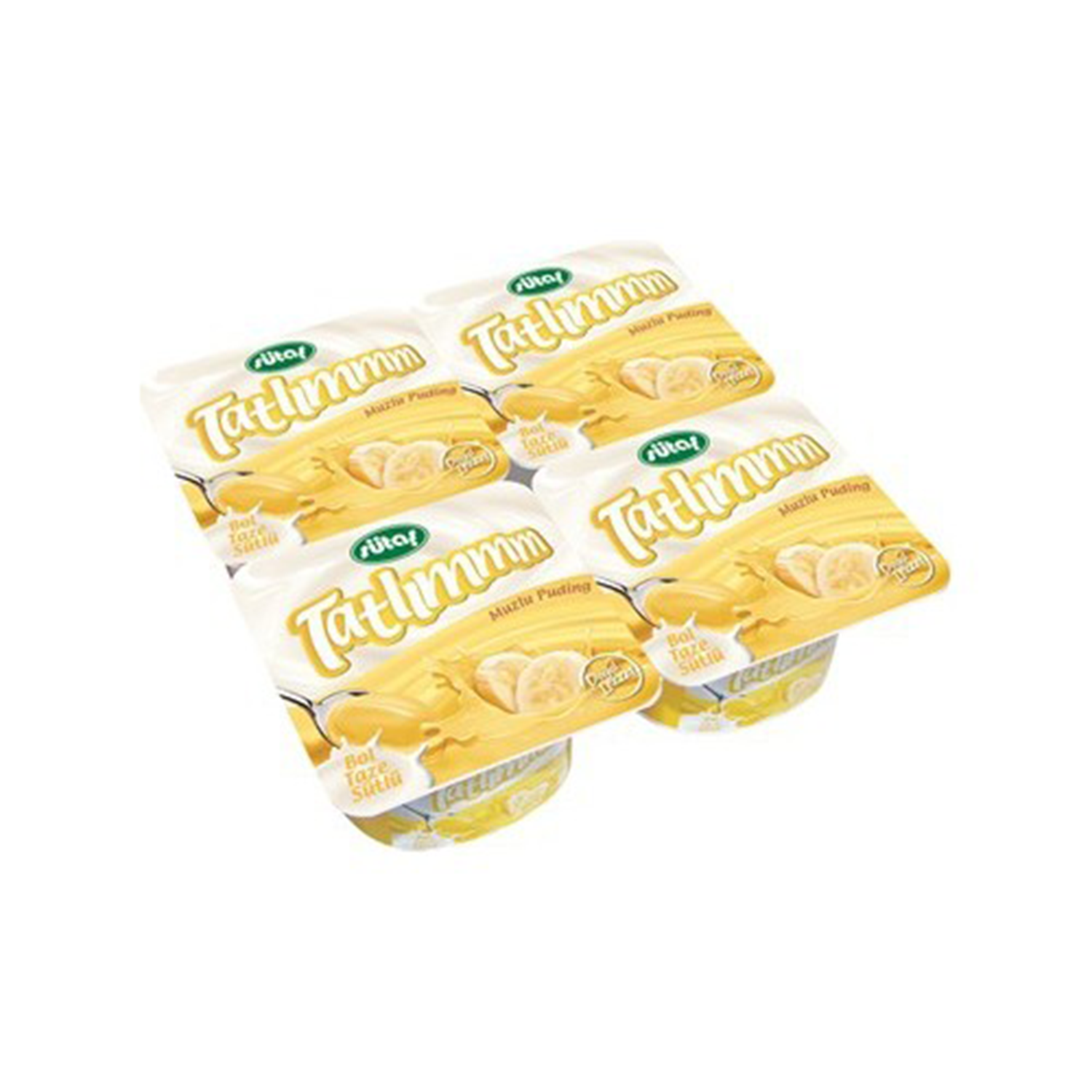 Sütaş Tatlım Muzlu Puding 4x60 GR