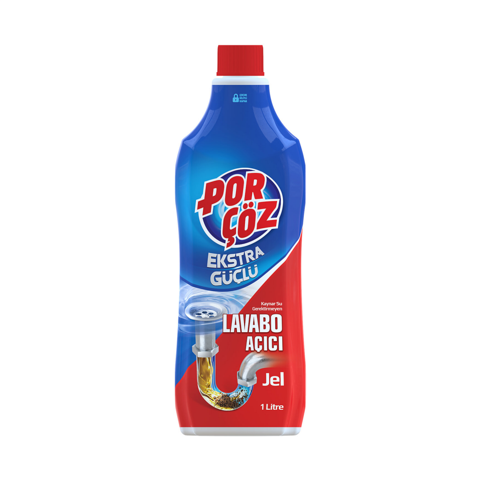 PorÇöz Lavabo Açıcı Jel 1000ML