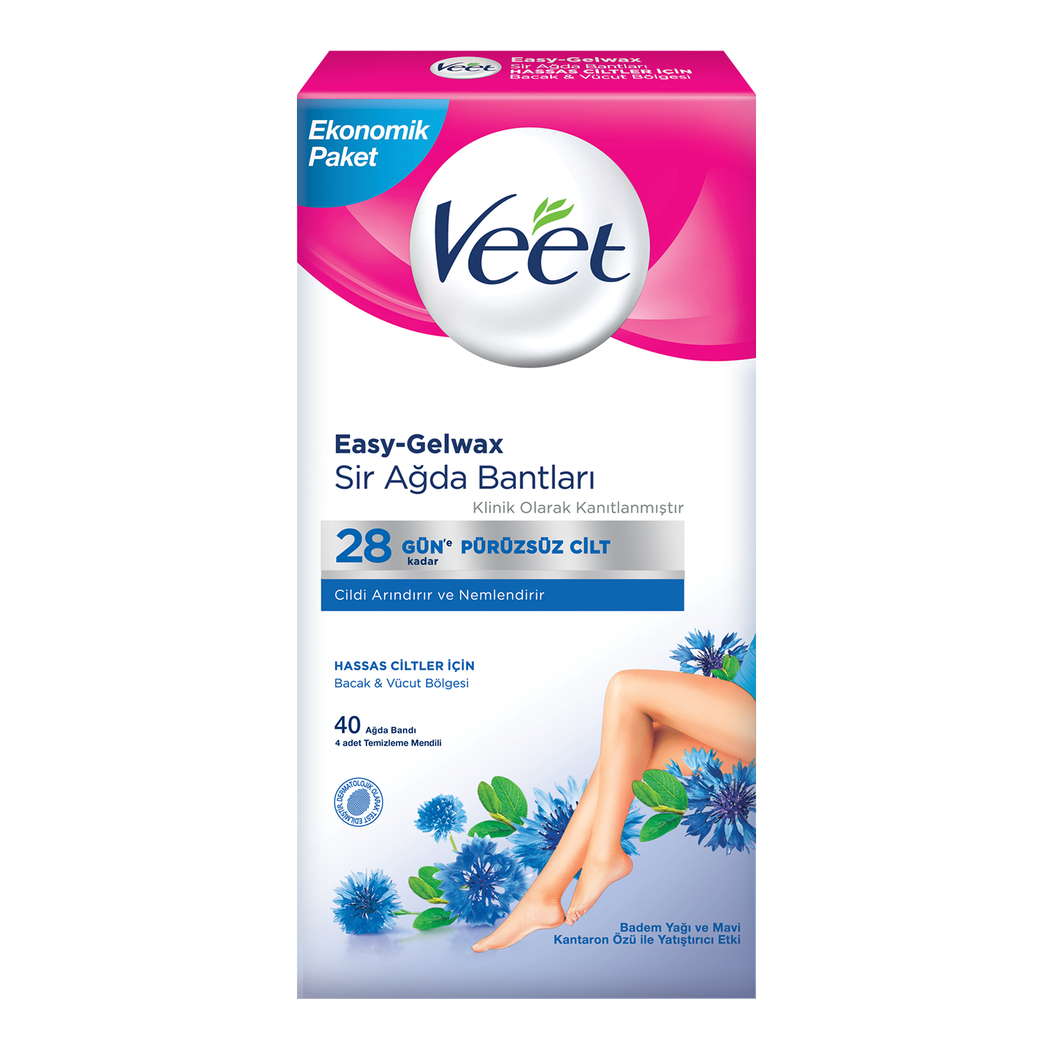 Veet 40lı Ağda Bandı Hassas Ciltler