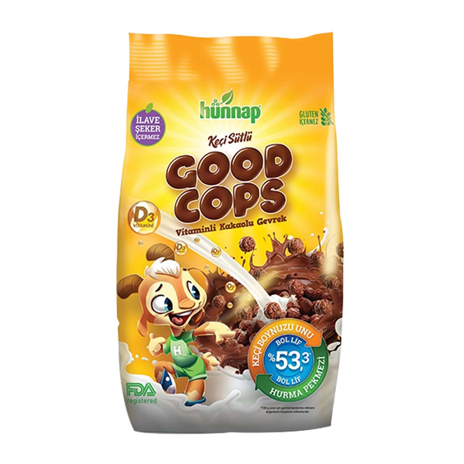 Hünnap Keçisütlü Mısır Gevreği 300 GR