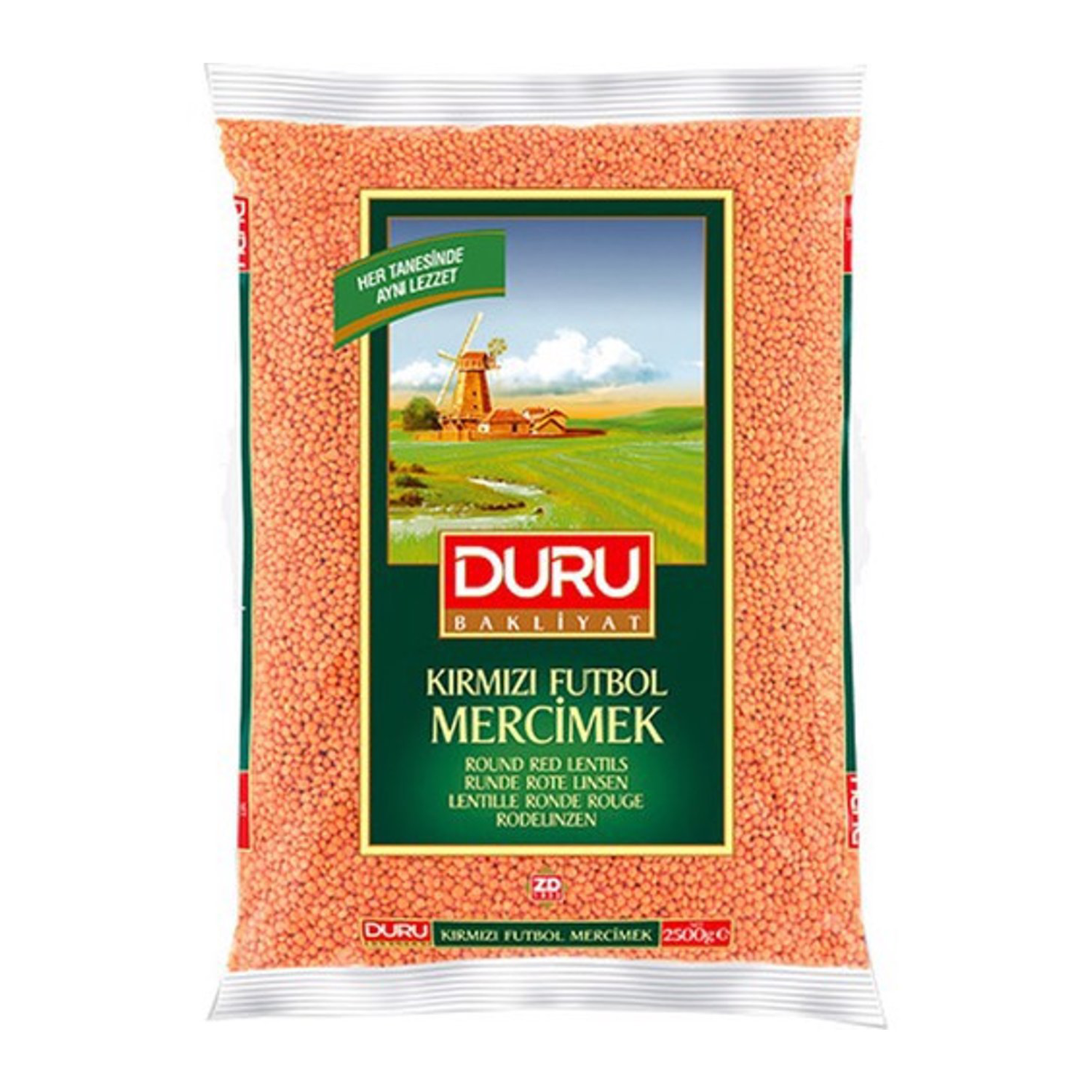 Duru 2500 GR Kırmızı Futbol Mercimek