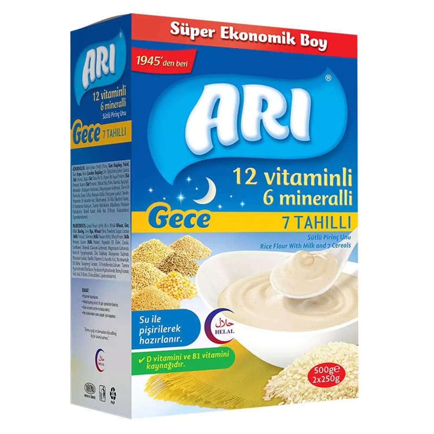 Arı 12 Vitamin 500 GR 7 Tahıllı