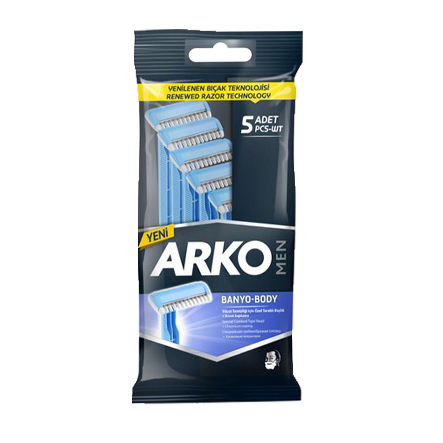 Arko Men Body Traş Bıçağı 5li