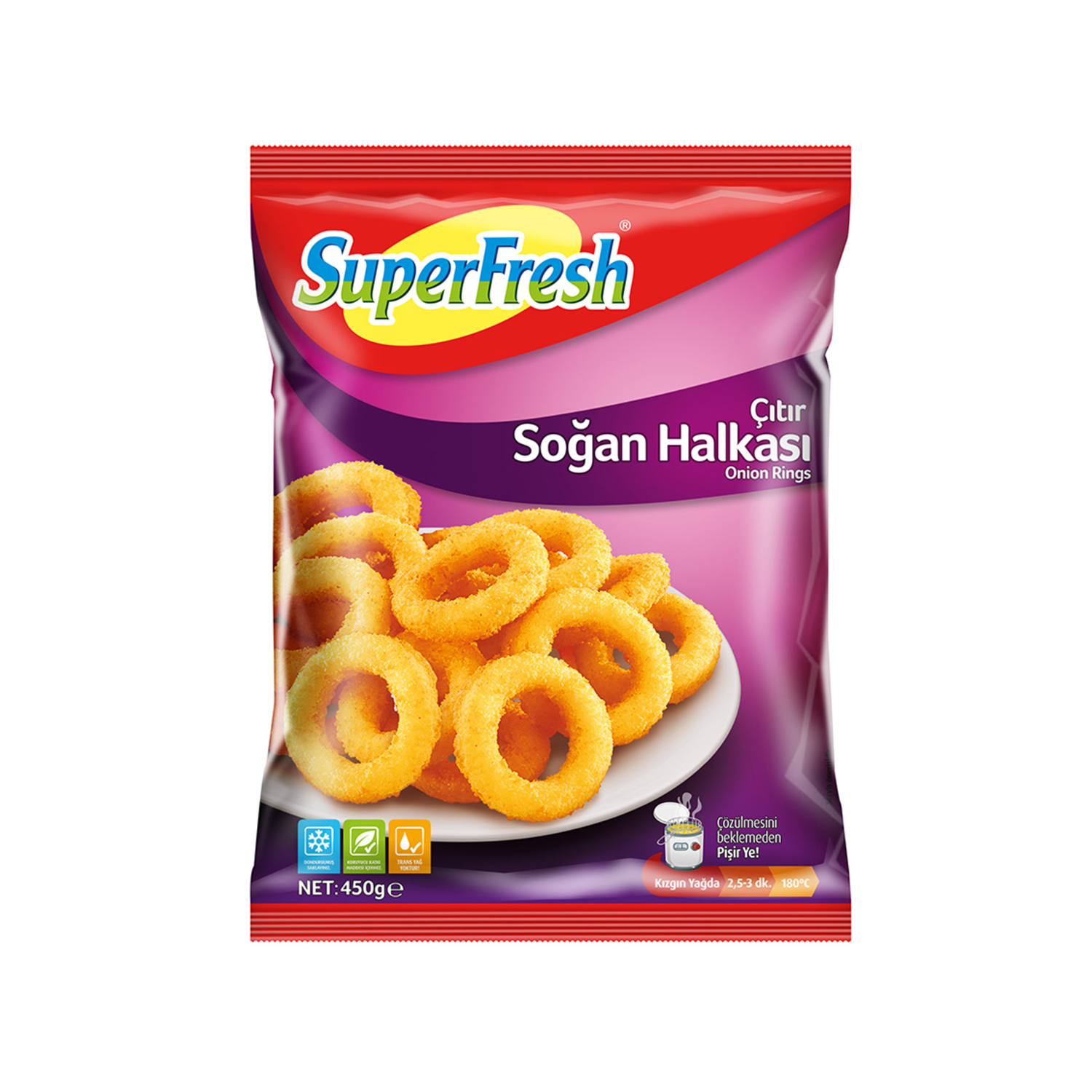 Süperfresh Çıtır Halka Kroket 450 GR