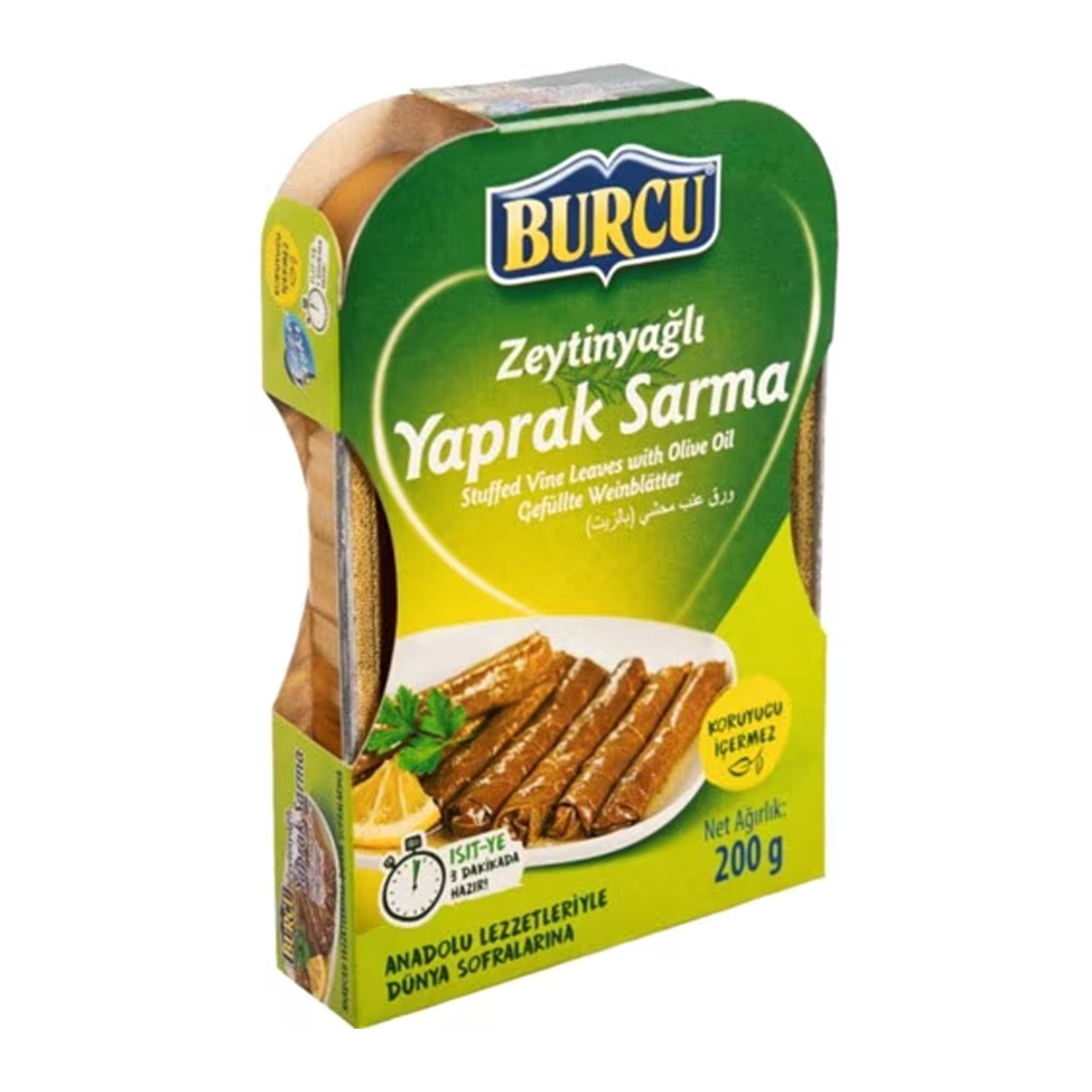 Burcu Zeytinyağlı Yaprak Sarma 200 GR