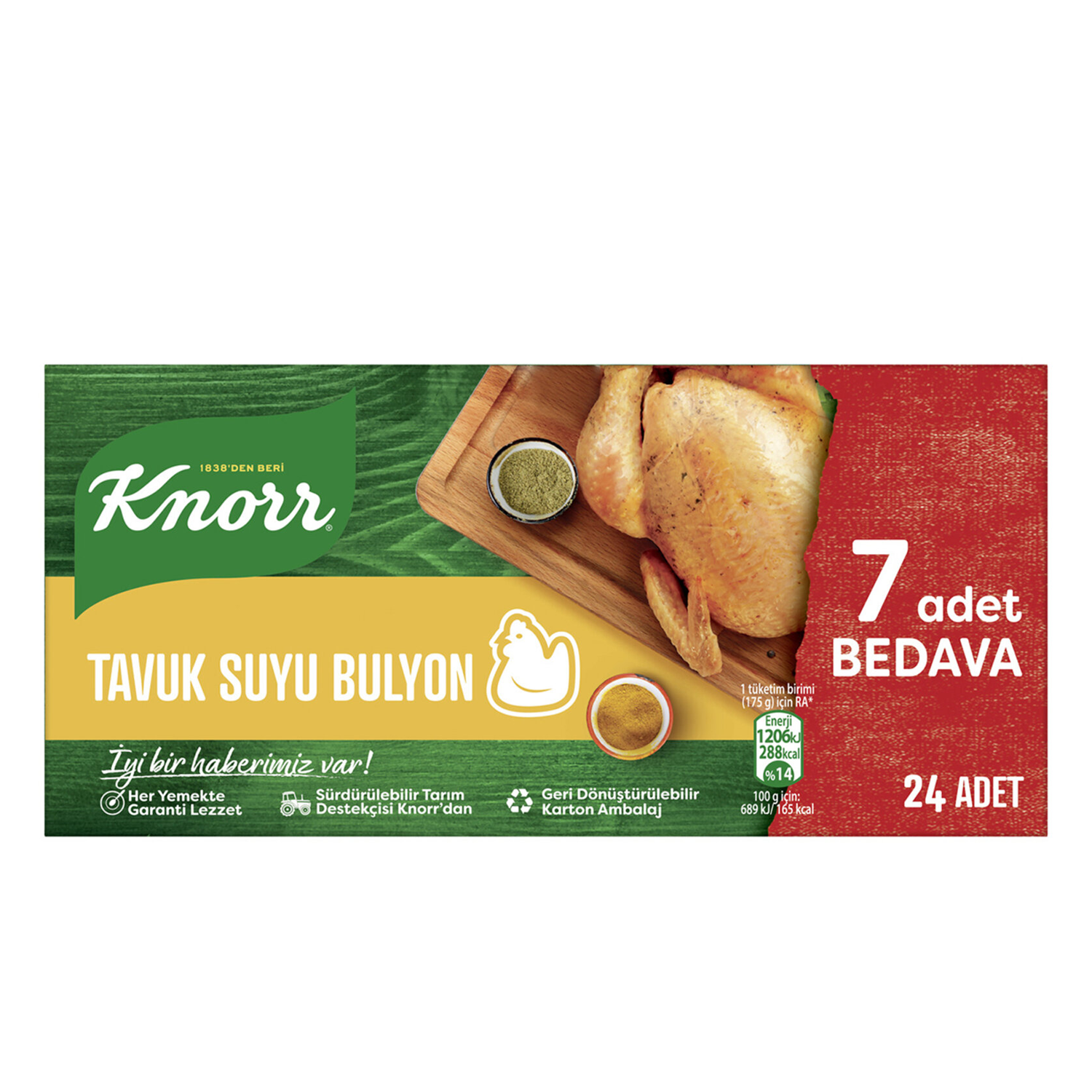 Knorr Bulyon Suyu Tavuk 24Lü