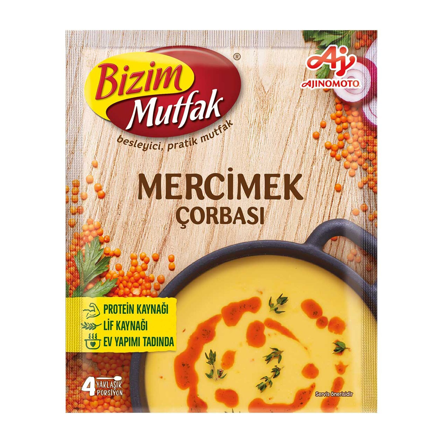 Bizim Klasik Mercimek Çorba 65 GR