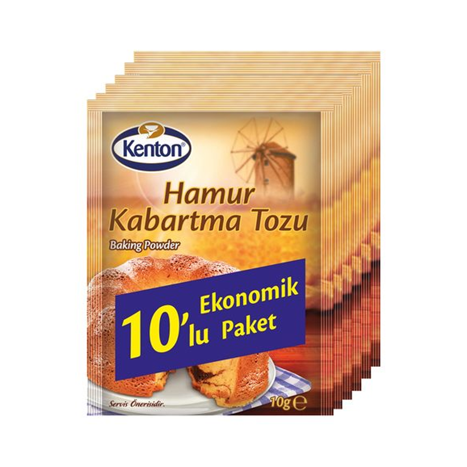 Kenton Hamur Kabartma Tozu 10Lu