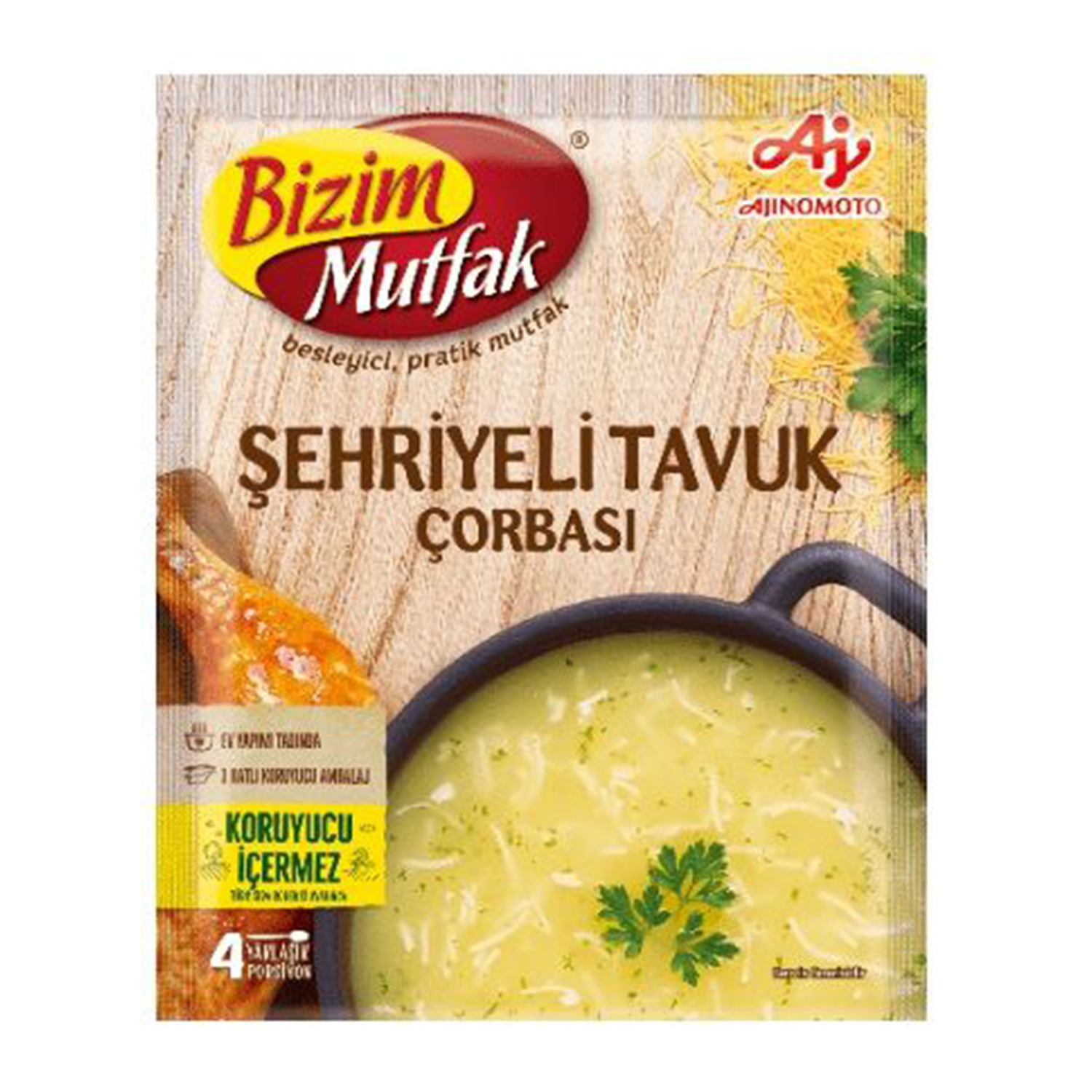 Bizim Klasik Şehriyeli Tavuk Çorba 58 GR