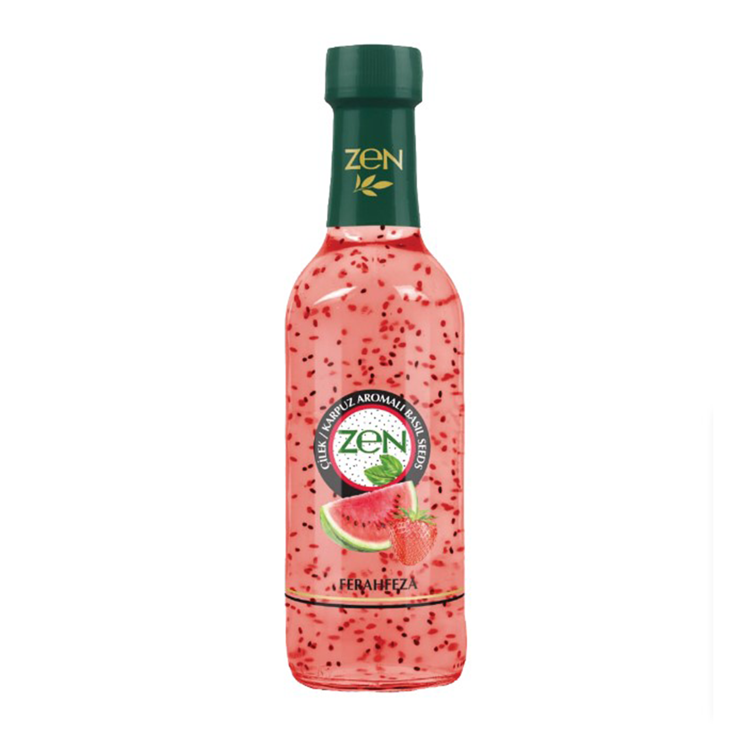 Zen Basil 330 ML Çilek Karpuz Cam