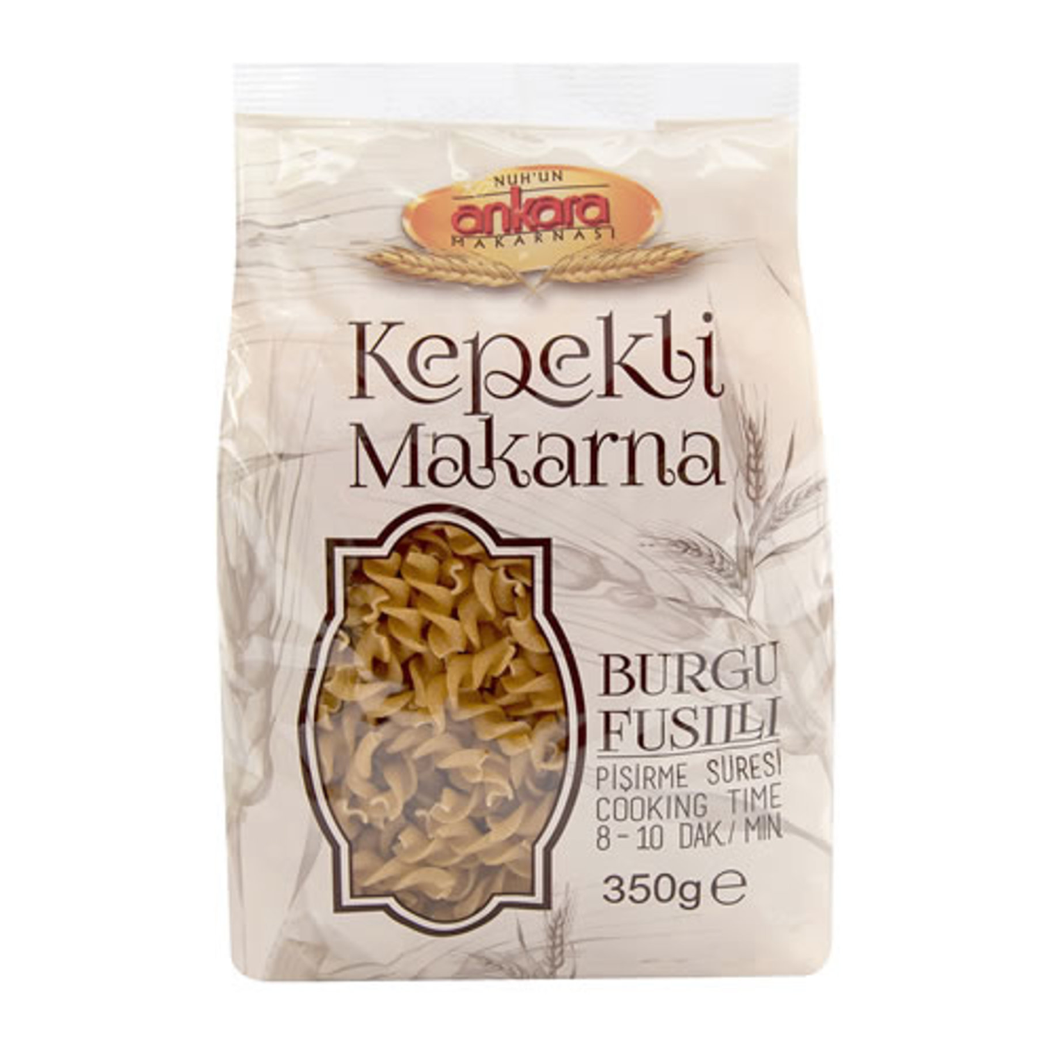 Ankara 350 GR Kepekli Burgu Makarna