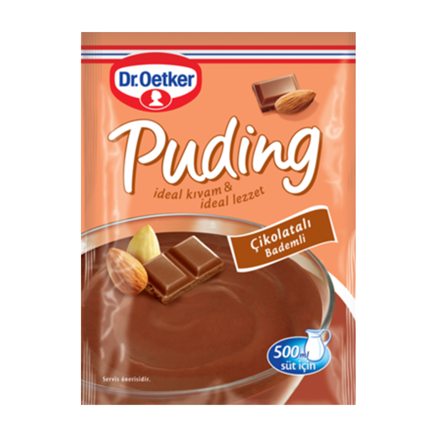 Dr. Oetker Puding Çikolata Bademli 125 GR