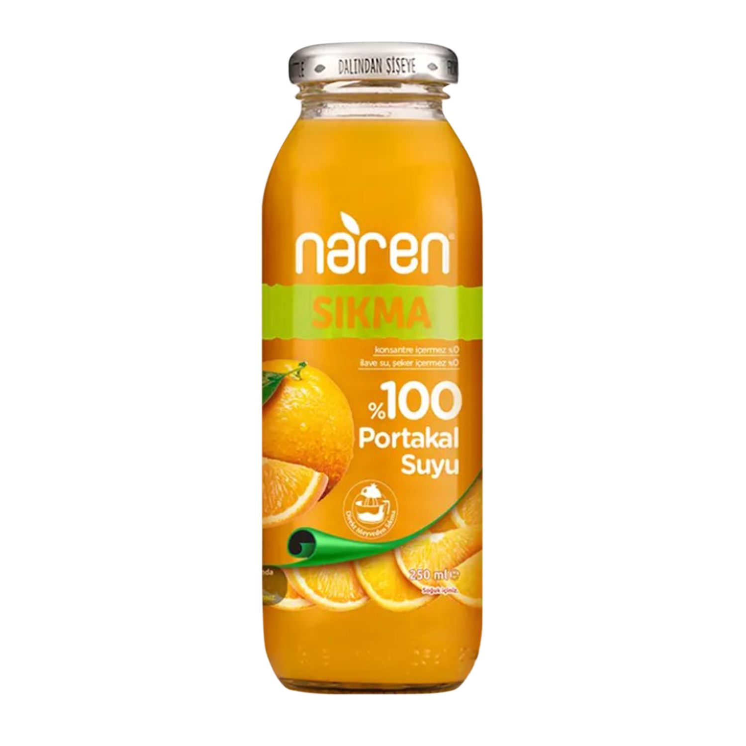 Naren 250 ML Sıkma Portakal Suyu Cam