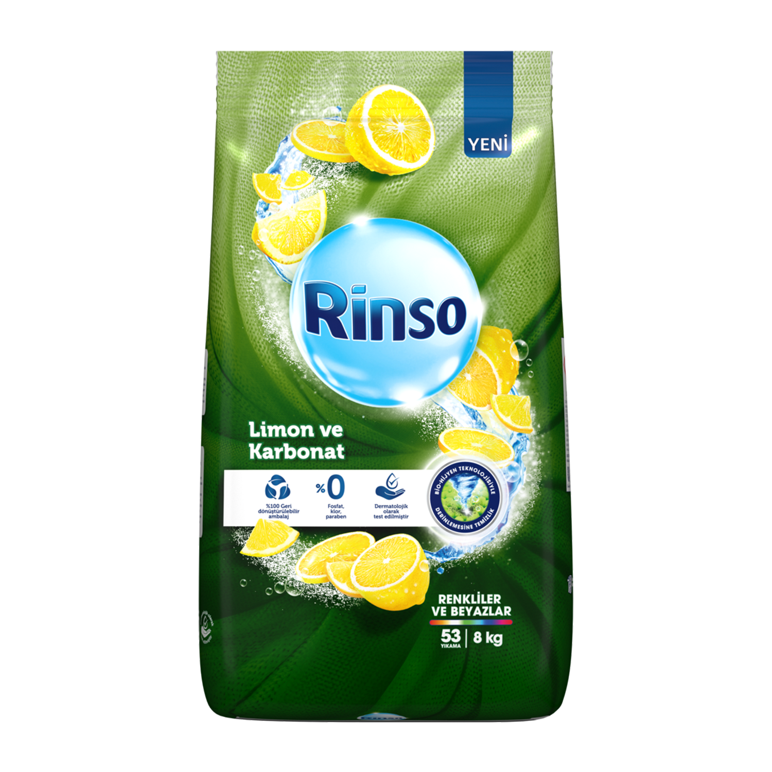 Rinso Matik 8 KĞ Limon Karbonat