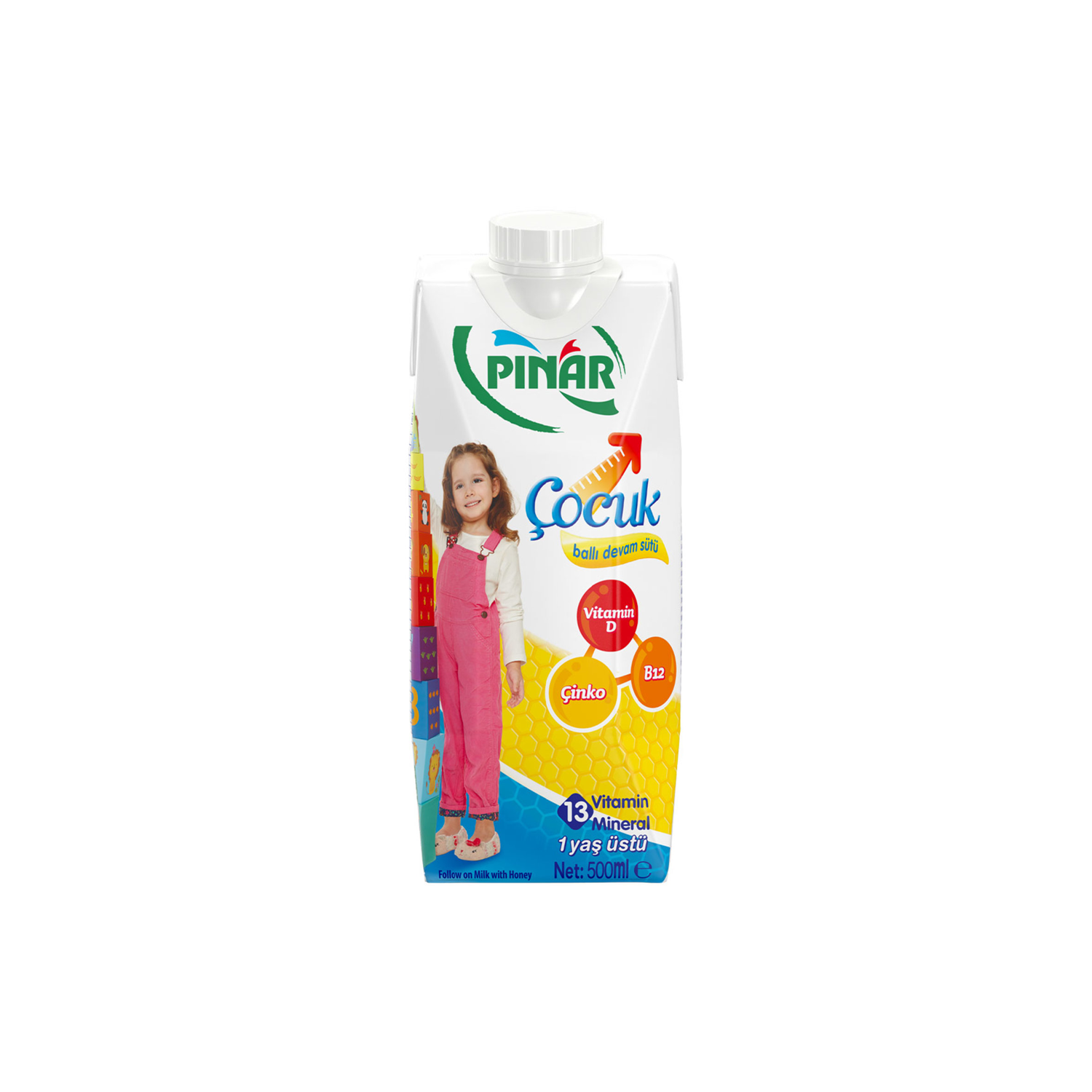 Pınar Çocuk Ballı Devam Sütü 500ML