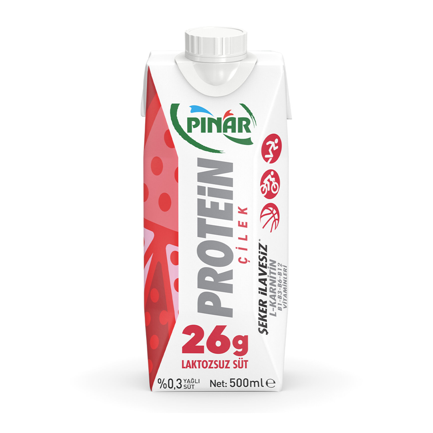 Pınar Süt Protein Çilekli 500 ML