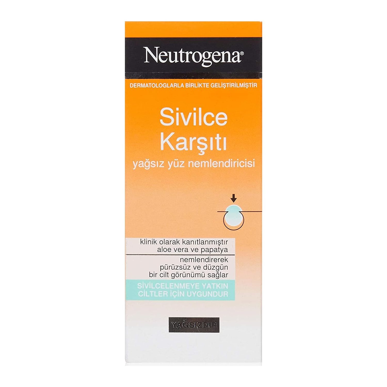Neutrogena 50 ML Sivilce Karşıtı Yağsız Nemlendir