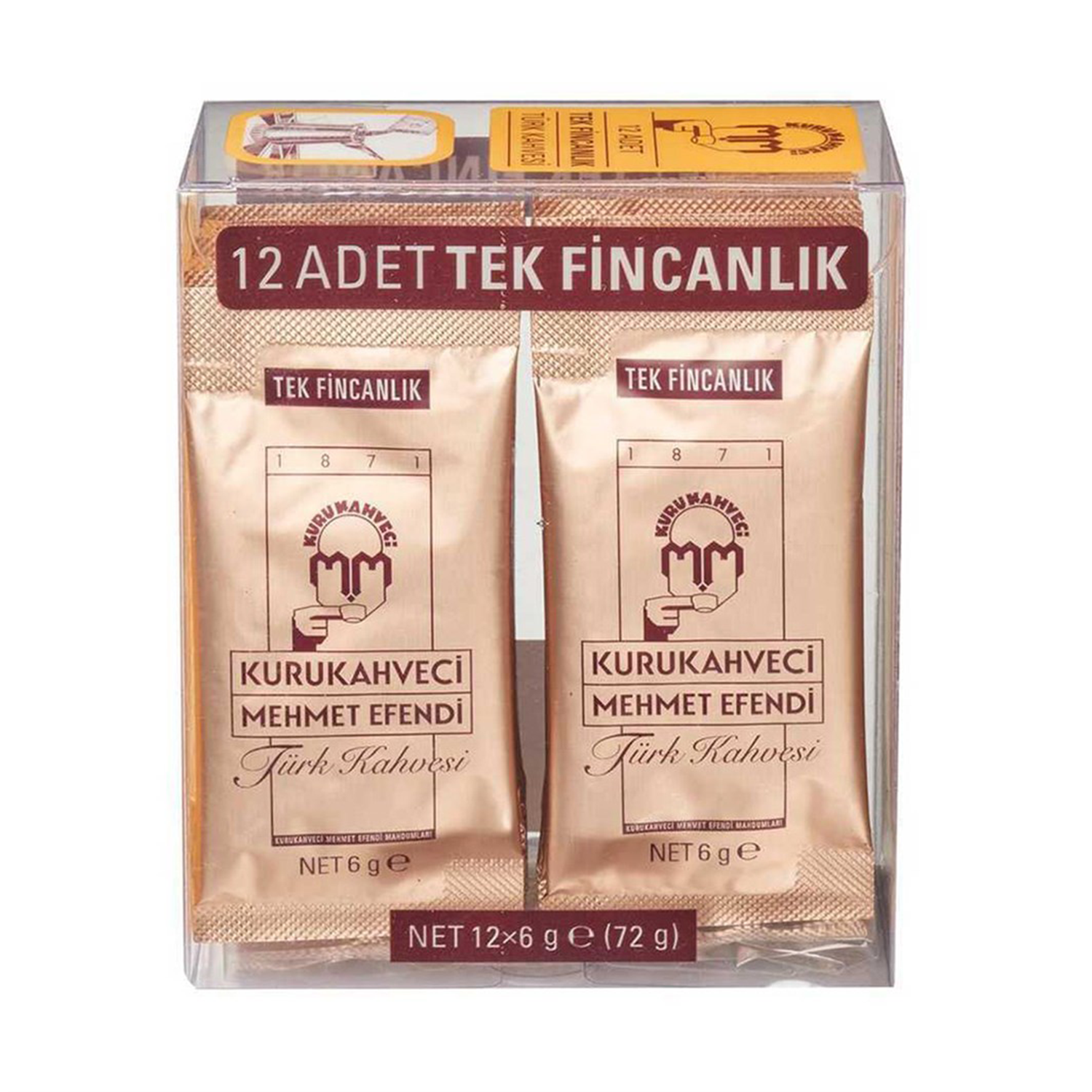 Mehmet Efendi Tek İçimlik Kahve 12x6 GR