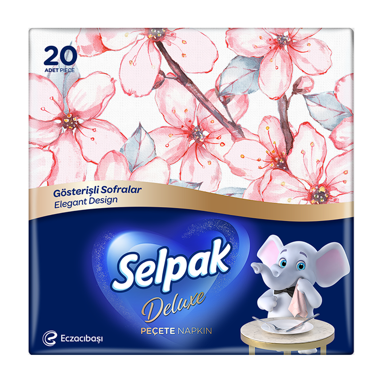 Selpak Deluxe Peçete 20Li