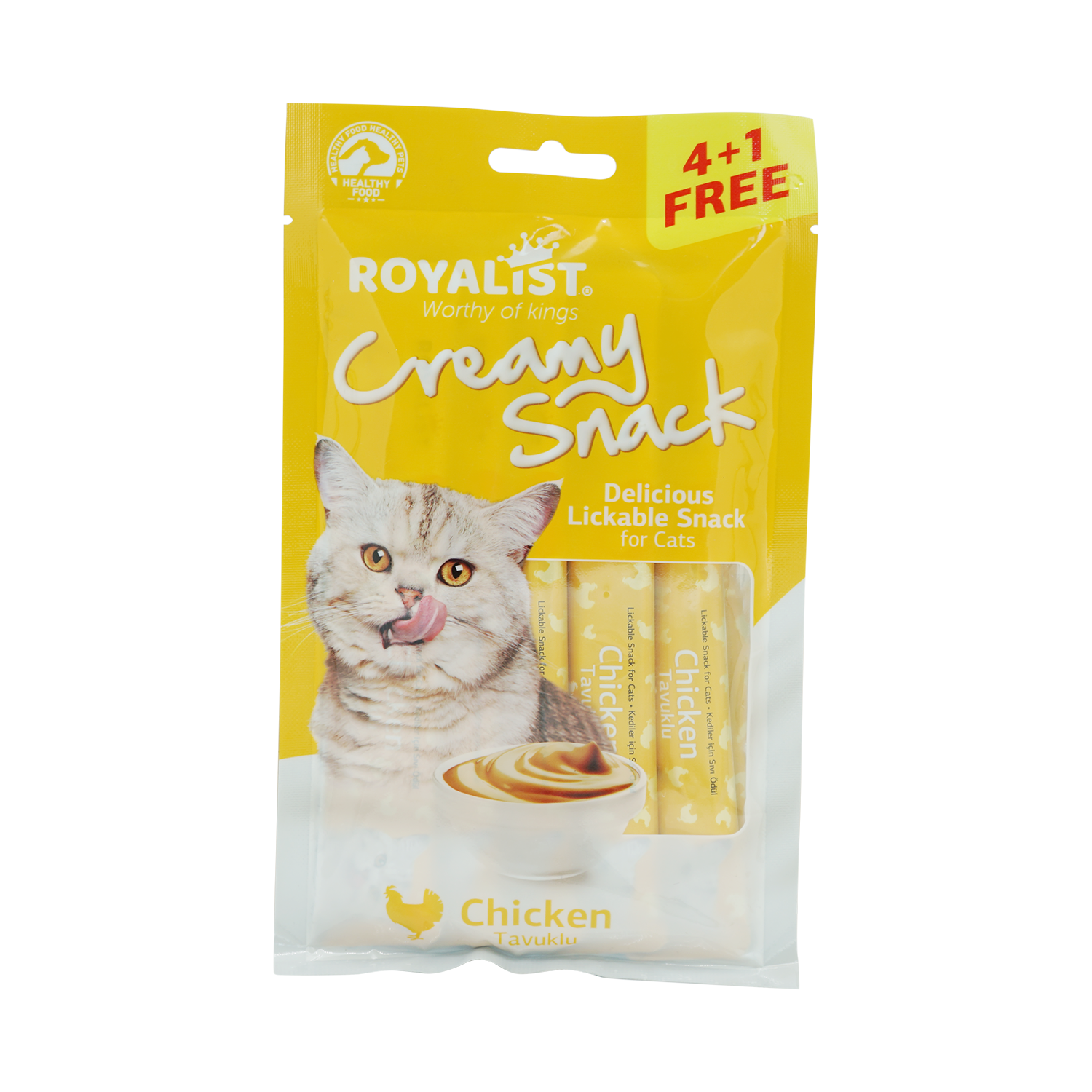 Royalıst Creamy Snack - Chicken 75 GR