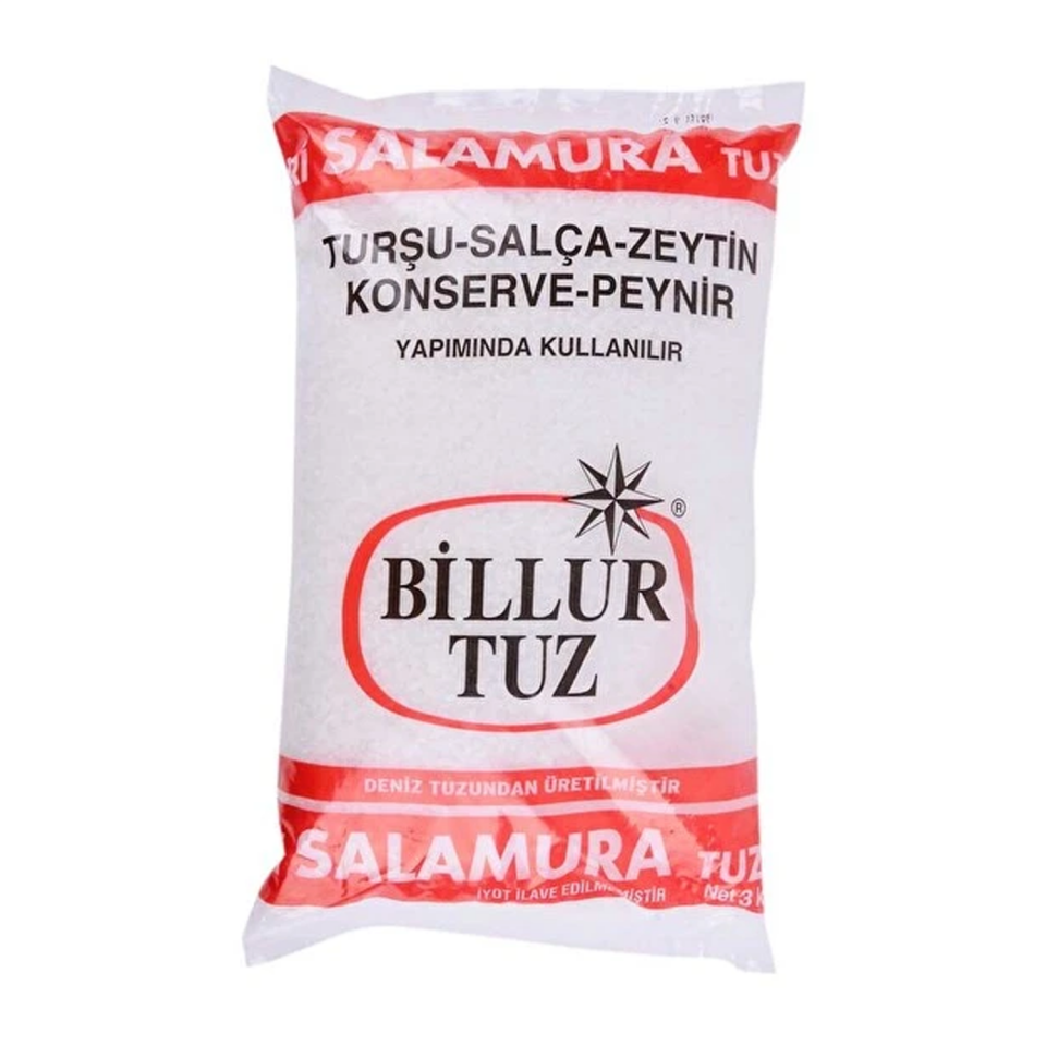 Billur Salamura Tuz 3 KG