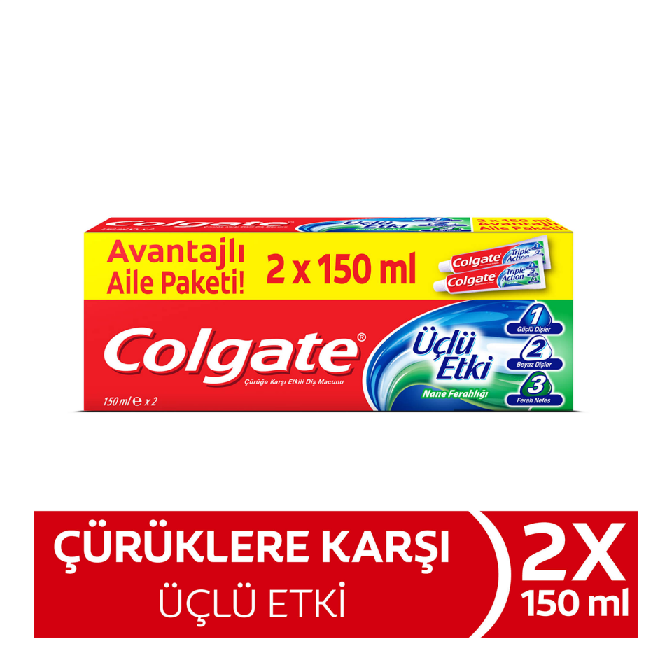 Colgate 2x125 ML Üçlü Etki