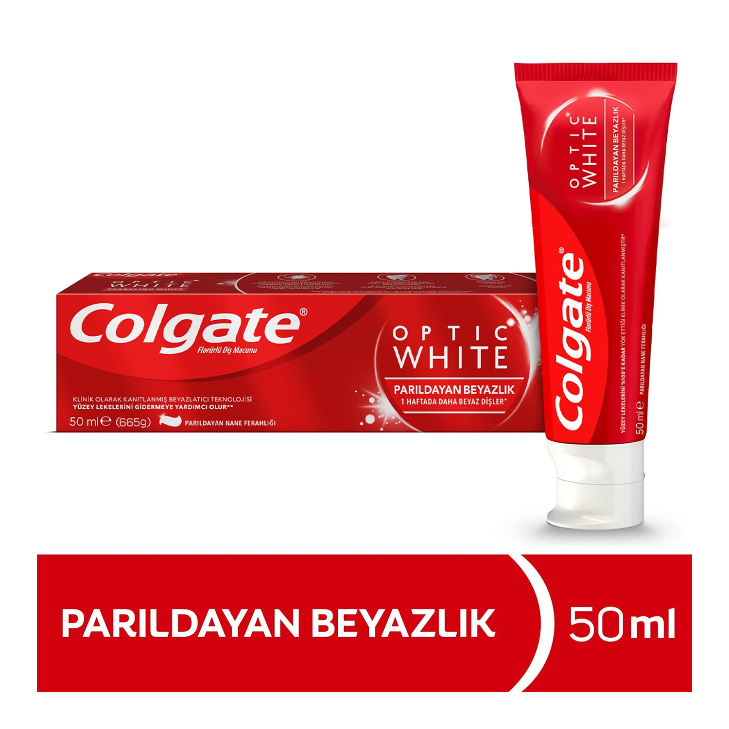 Colgate Optik Parıldayan Beyazlık 50 ML