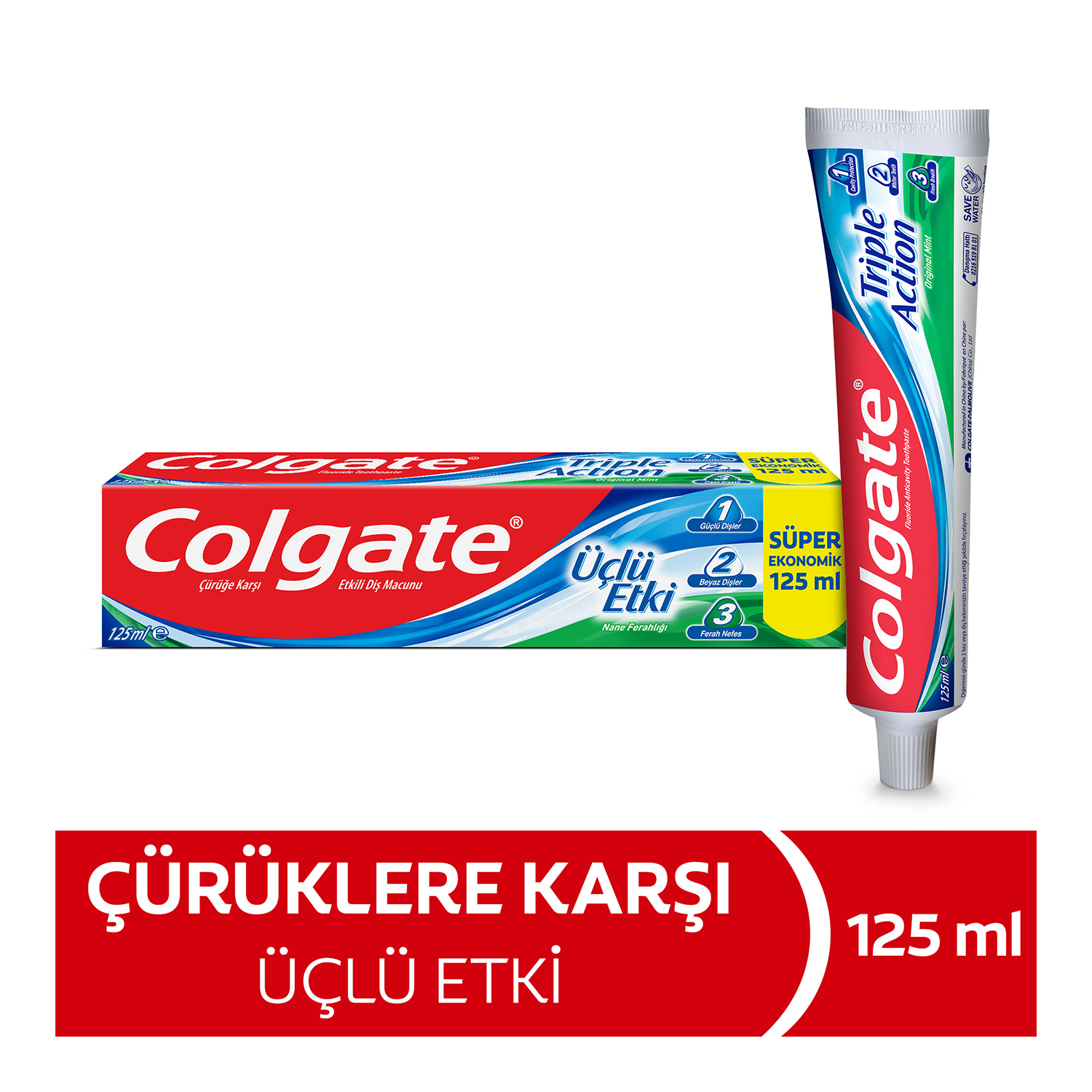 Colgate 125 ML Üçlü Etki