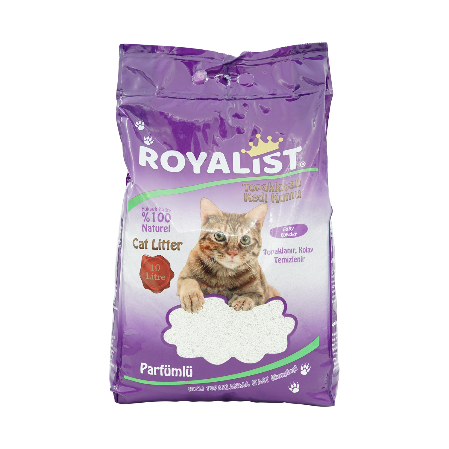 Royalıst 10 LT Parfümlü Kedi Kumu