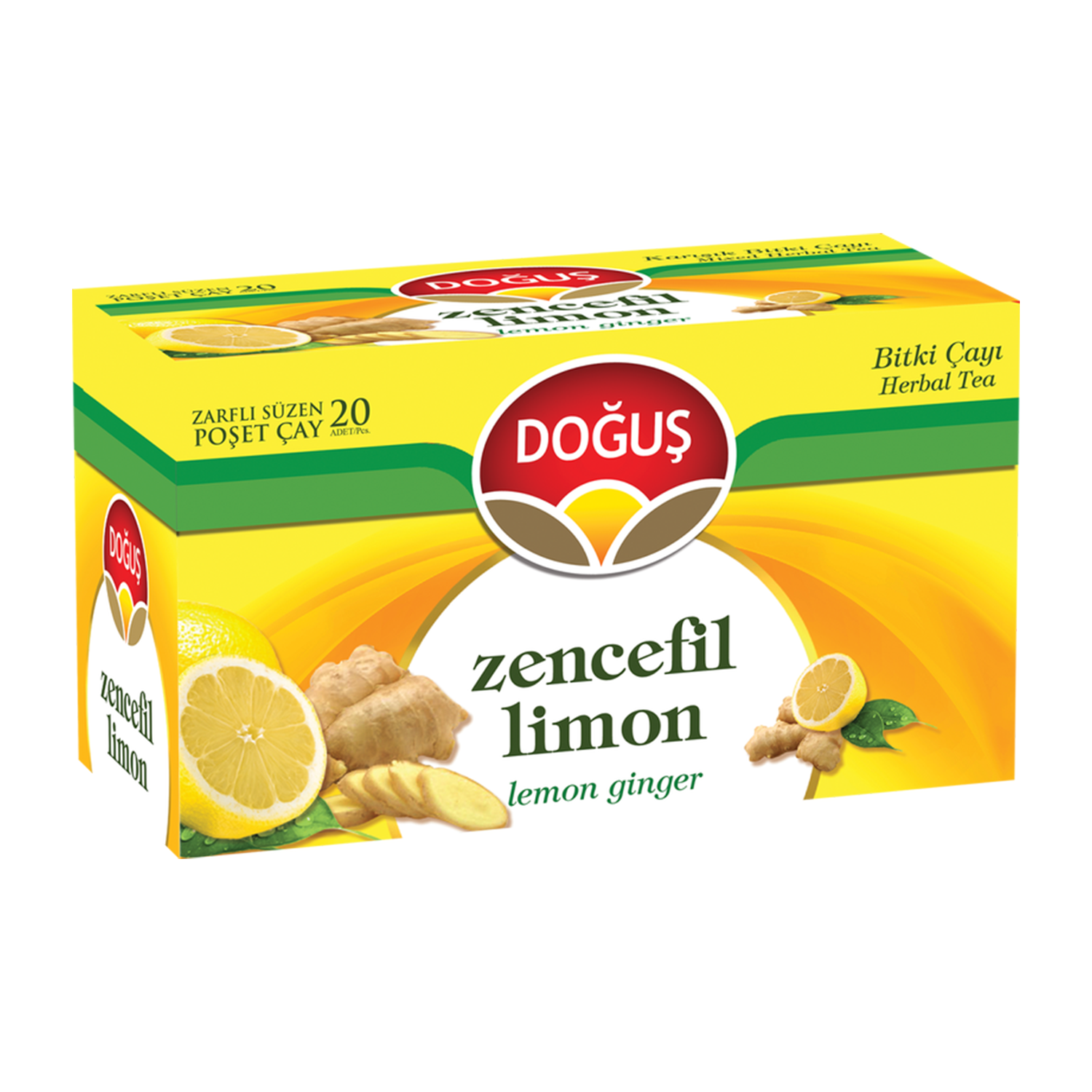 Doğuş Bitki Çayı Zencefil Limon 20li