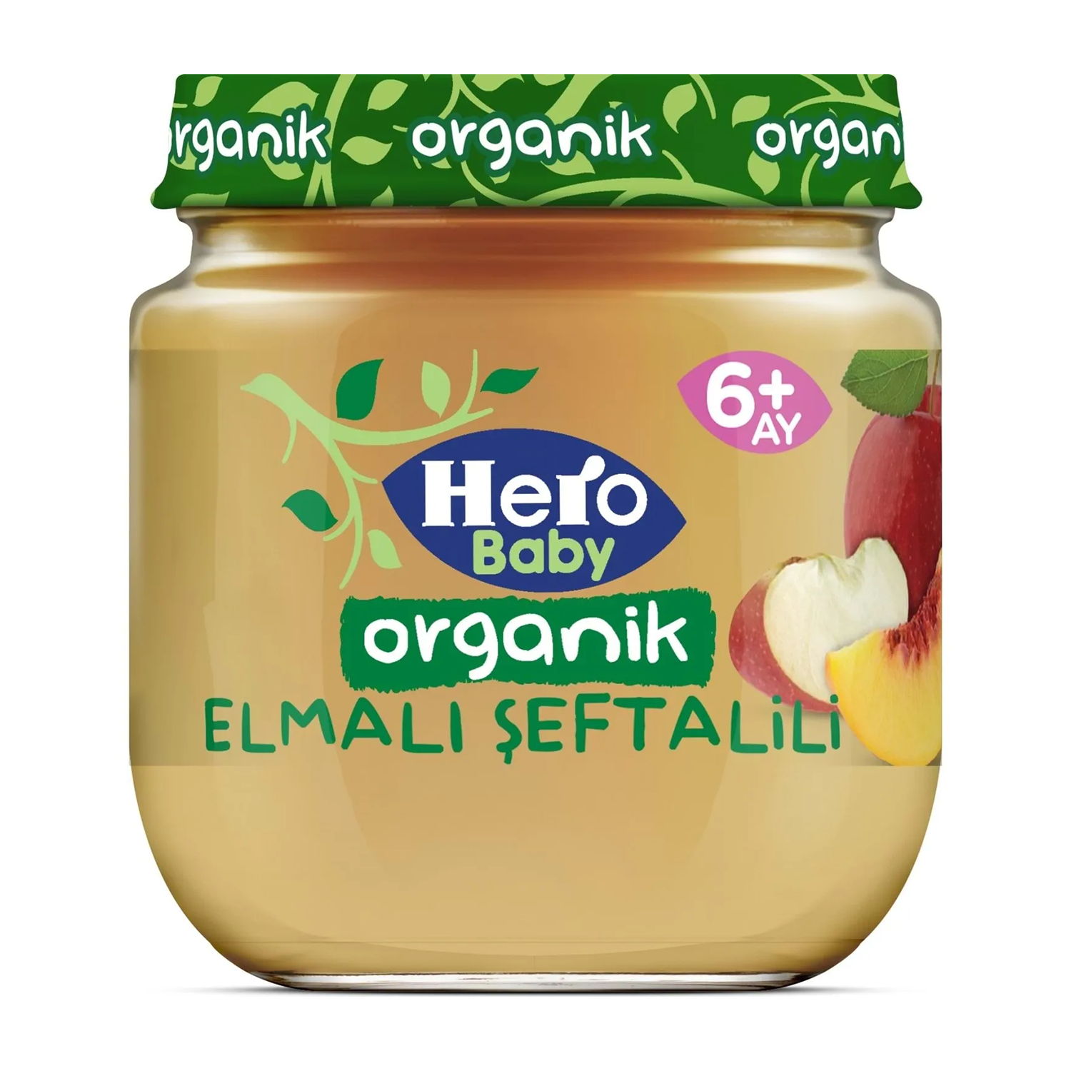 Hero Baby Org. Püre 120 GR Elmalı&Şeftali