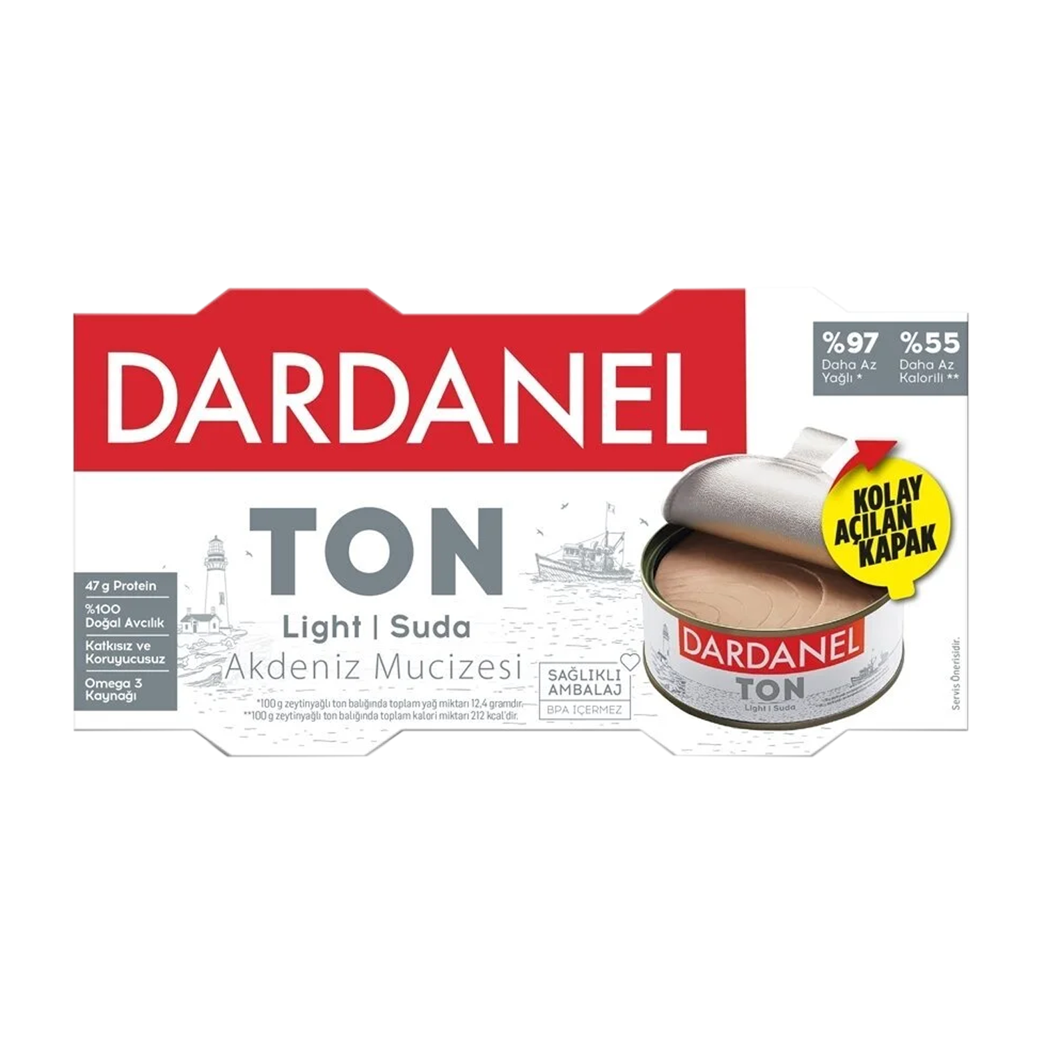 Dardanel Ton Light Eko 2x140 GR