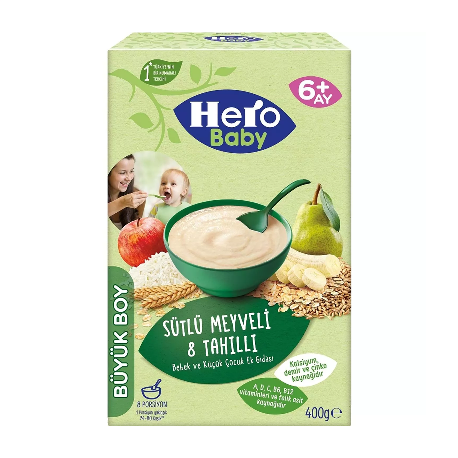 Hero Baby 400 GR 8 Tahıllı Meyveli