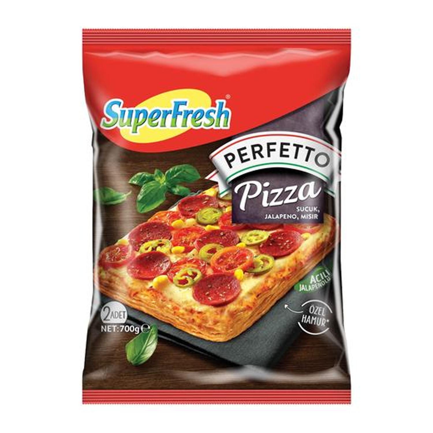 Süperfresh Pizza Sucuklu Sosisli 700 GR