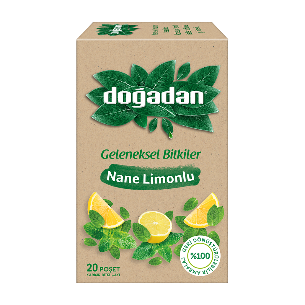 Doğadan 20 Li Nane Limon Çayı