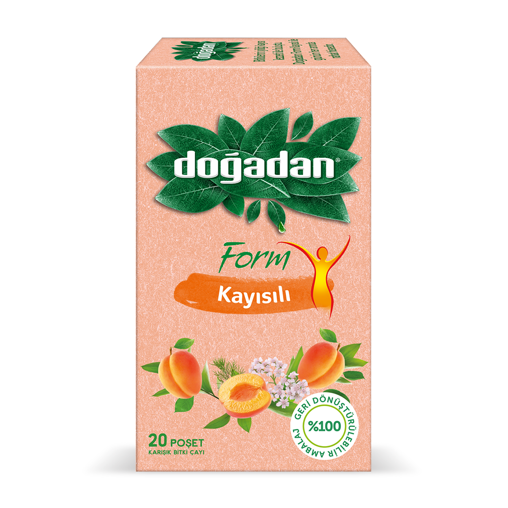 Doğadan Form 20 Li Kayısılı Çay