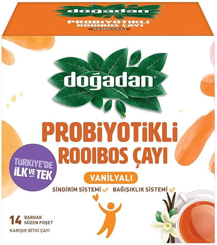 Doğadan 14 Lü Rooibos Vanilya Probiyotikli Çay