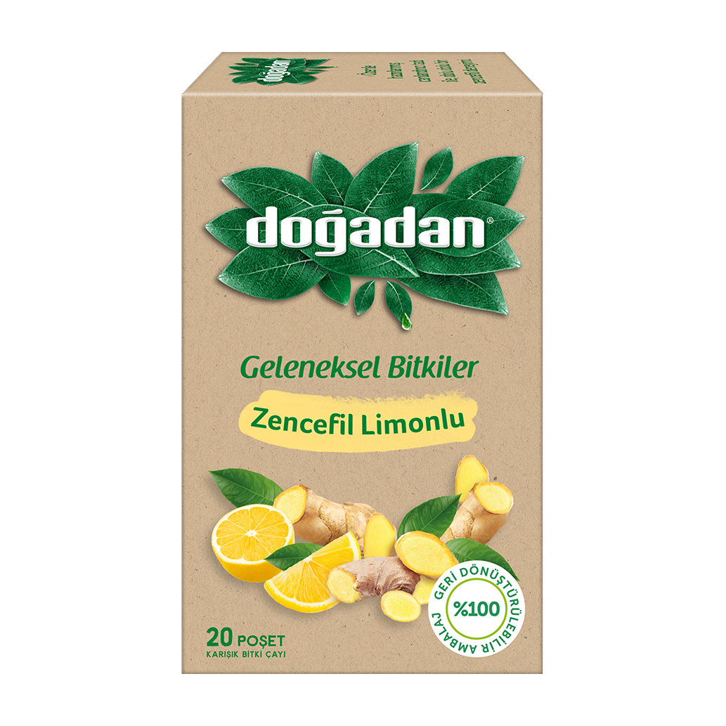 Doğadan 20 Li Zencefil Limonlu Çay