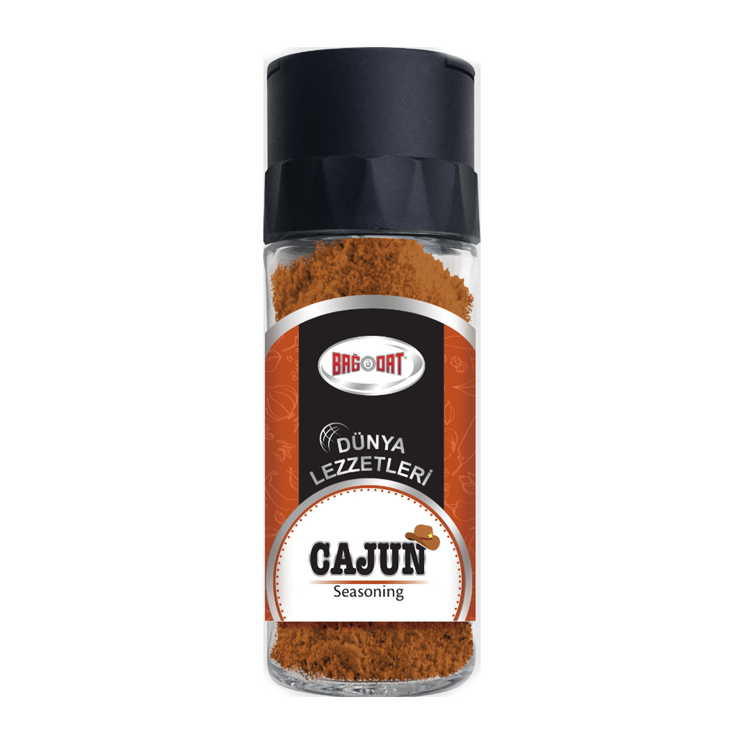 Bağ-dat Cajun Baharatı 55 GR Cam