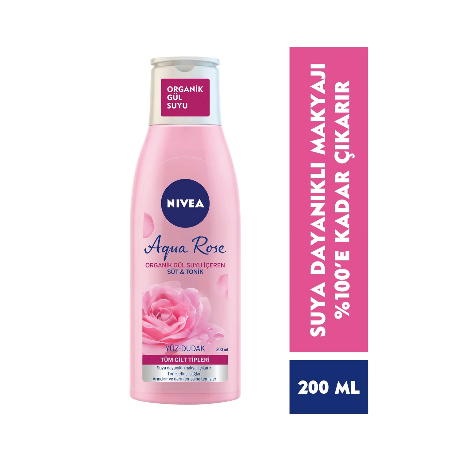 Nıvea Nfc Rose Yüz Temizleme Sütü 200 ML
