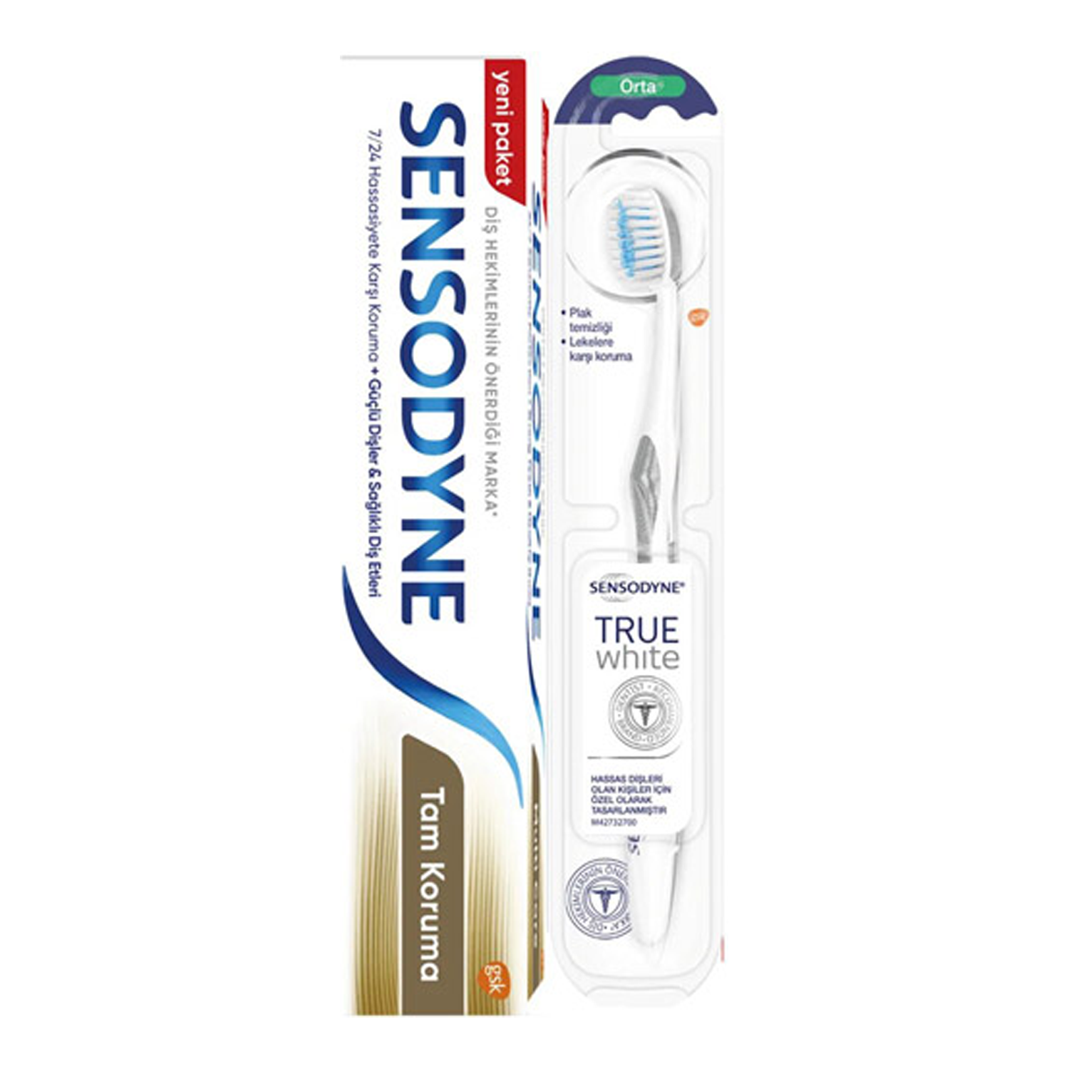 Sensodyne 75 ML + Fırça Tam Koruma Macun