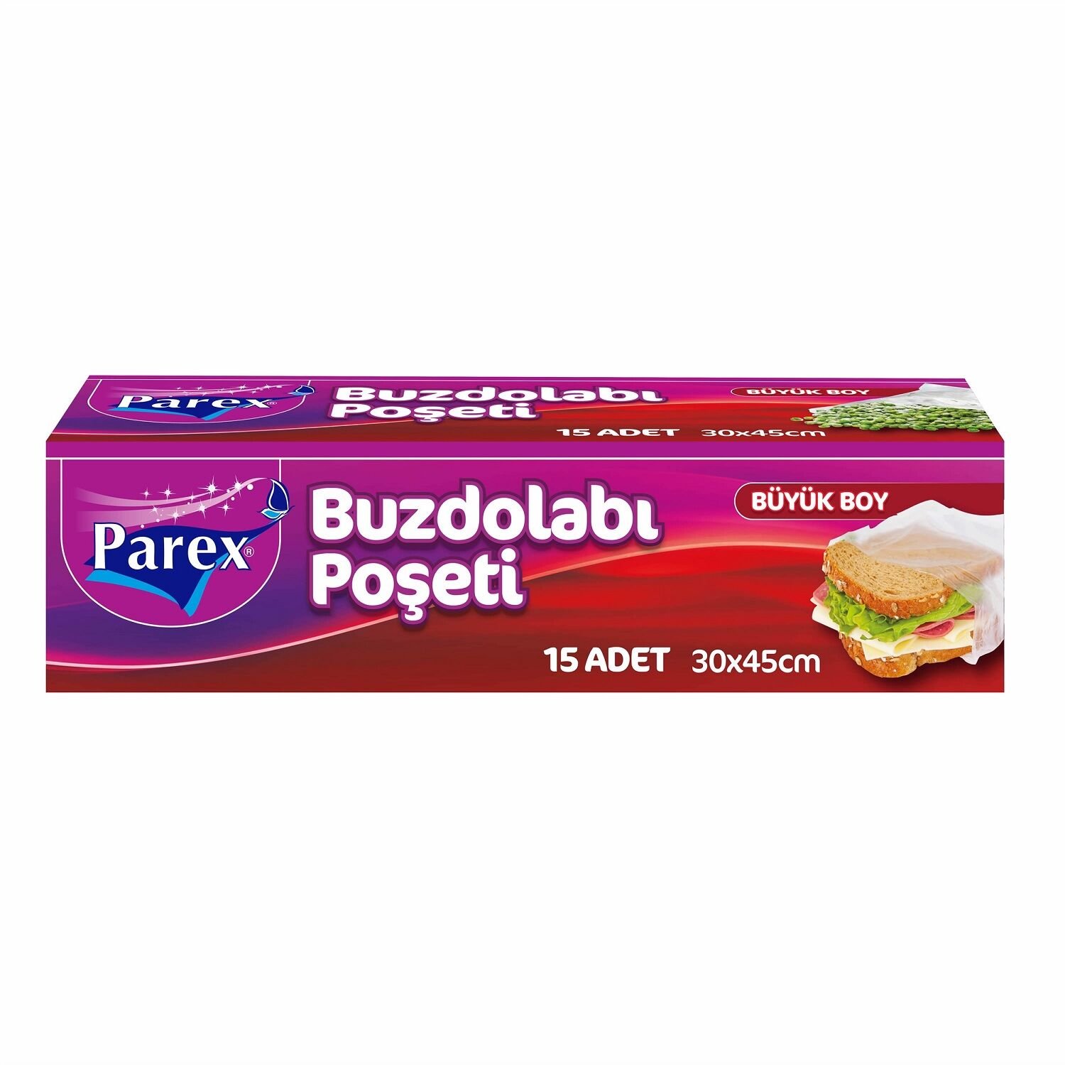 Parex Buzdolabı Poşeti Büyük Boy 30x45