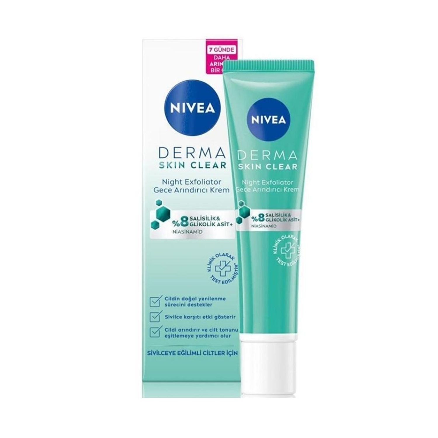 Nıvea Derma Skın Dlear Nıght Exfoliator 40ML