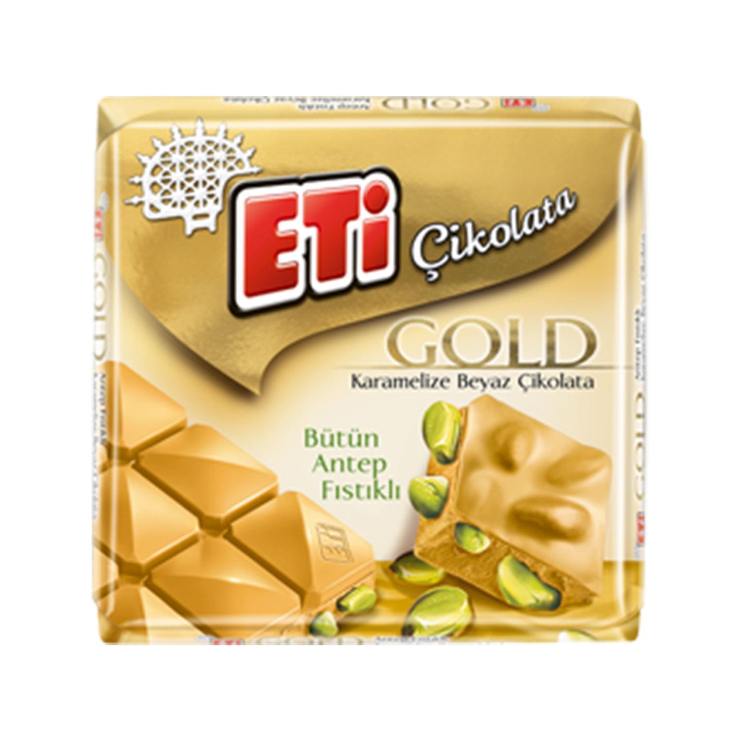 Eti Çikolata Gold Antep Fıstıklı 60 GR