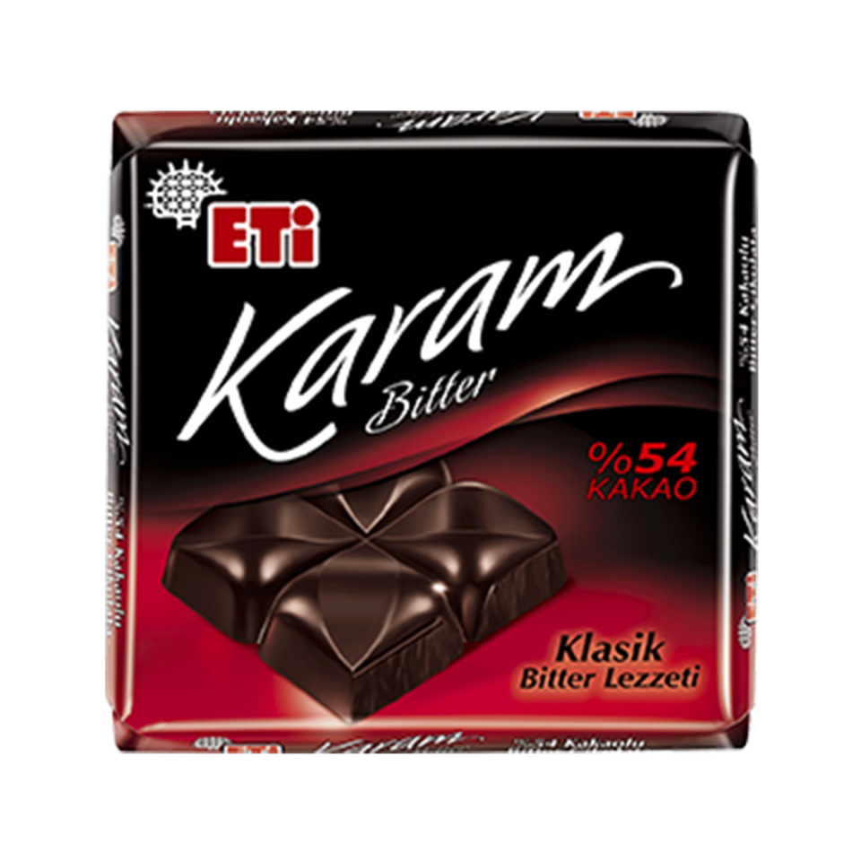 Eti Karam %54 Çikolata Kare 60 GR