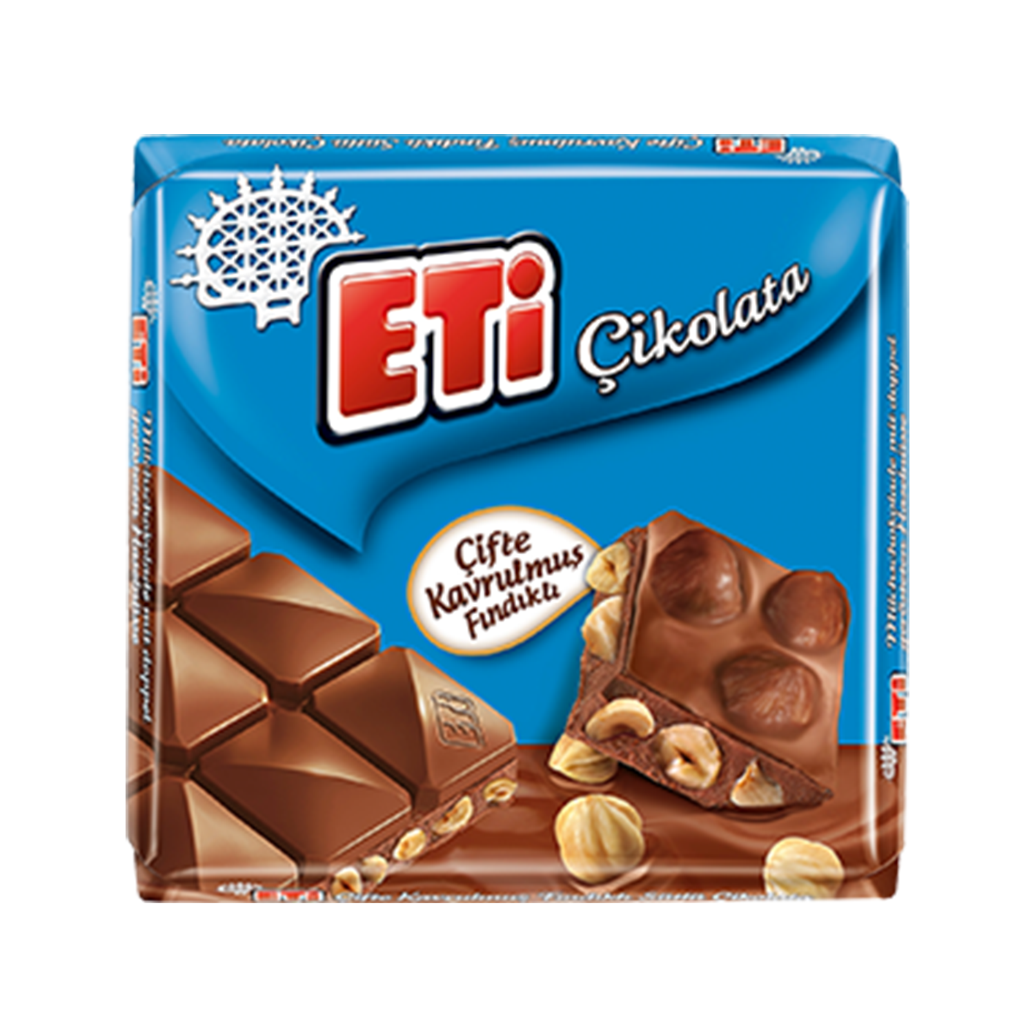 Eti Çikolata Çifte Kavrulmuş Fındıklı 60 GR