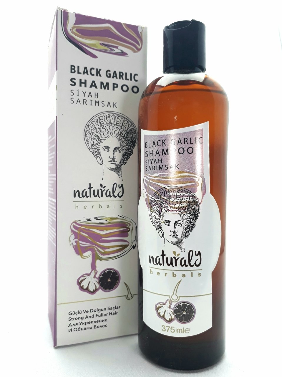 Naturaly Siyah Sarımsak Şampuan 375 ML