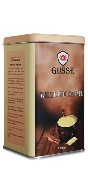 Gusse Premium Beyaz Sıcak Çikolata 1 Kg